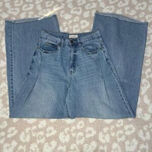 CHELSEA & VIOLET WIDE-LEG JEANS — 25